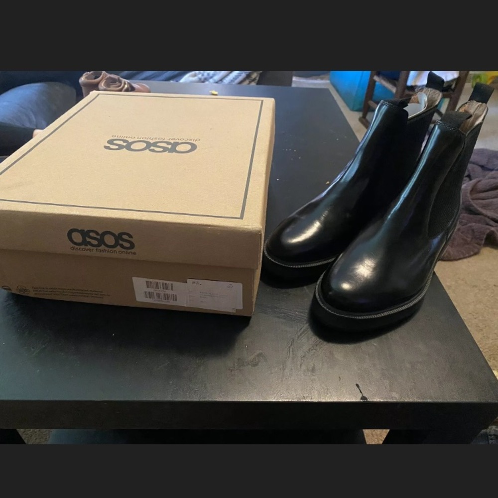 ASOS (US) Size 7 Womens Boots Black (UK) Size 5